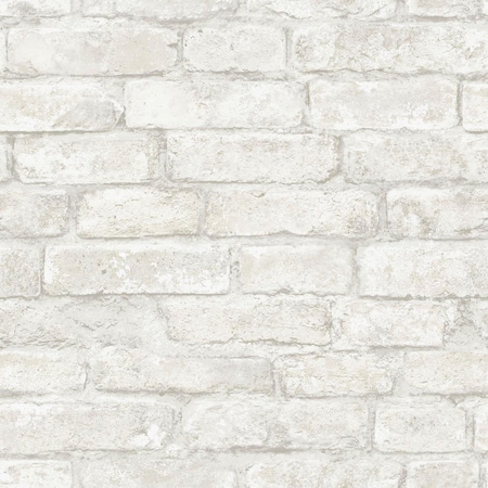 Inhome Denver Brick Peel & Stick Wallpaper Whites & Off-Whites NHS3709
